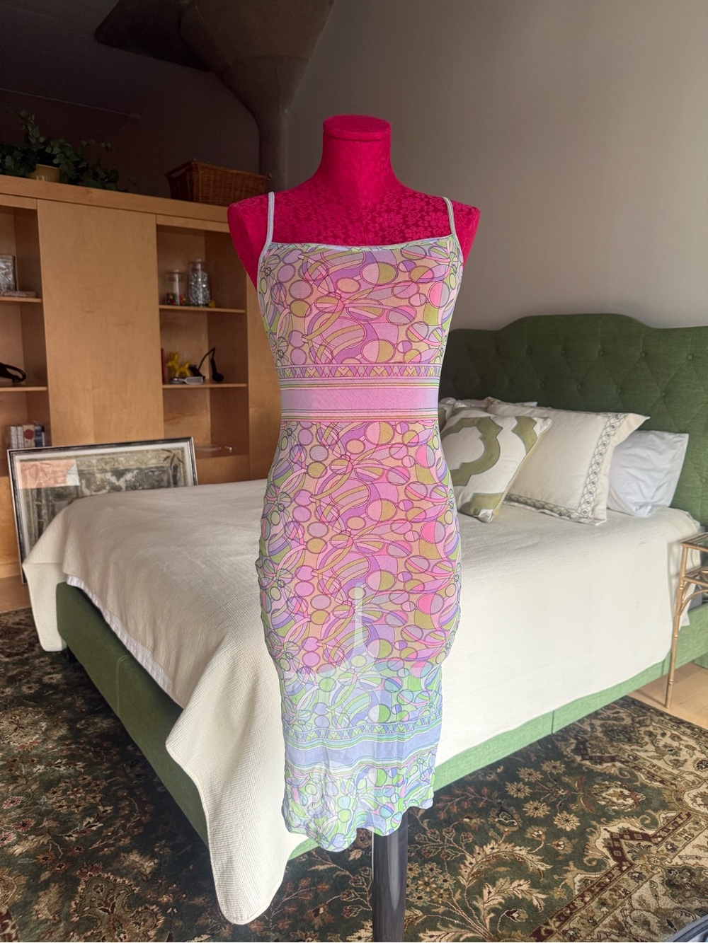Frankie’s Bikinis Women's Pastel Sheer Coverup Dress